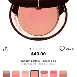 Charlotte Tilbury Cheek to Chic Blush